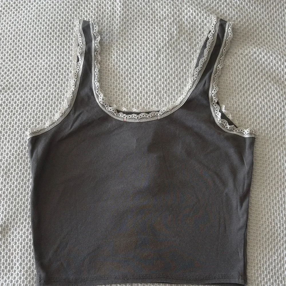 Hello Kitty Gray and White Lace Top - Picture 3 of 5